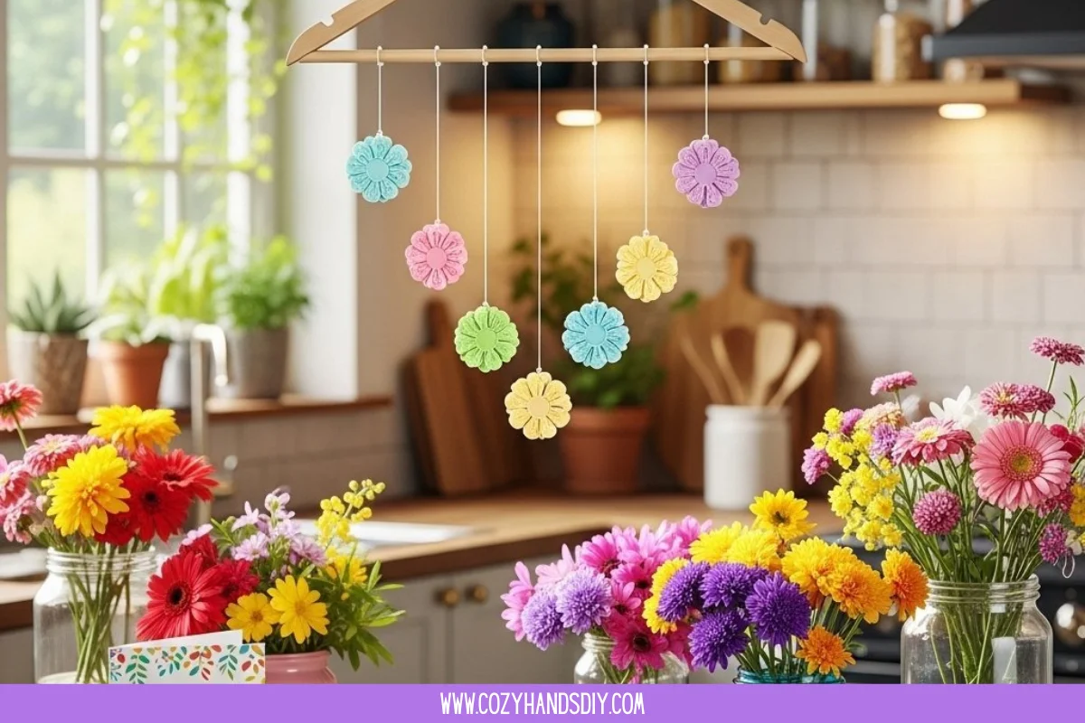 DIY Bioplastic Suncatchers with Colorful Swirls