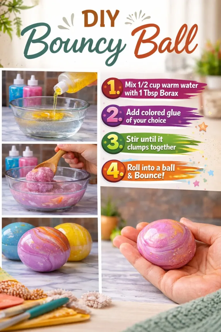 DIY bouncy ball project kit for creative fun at home