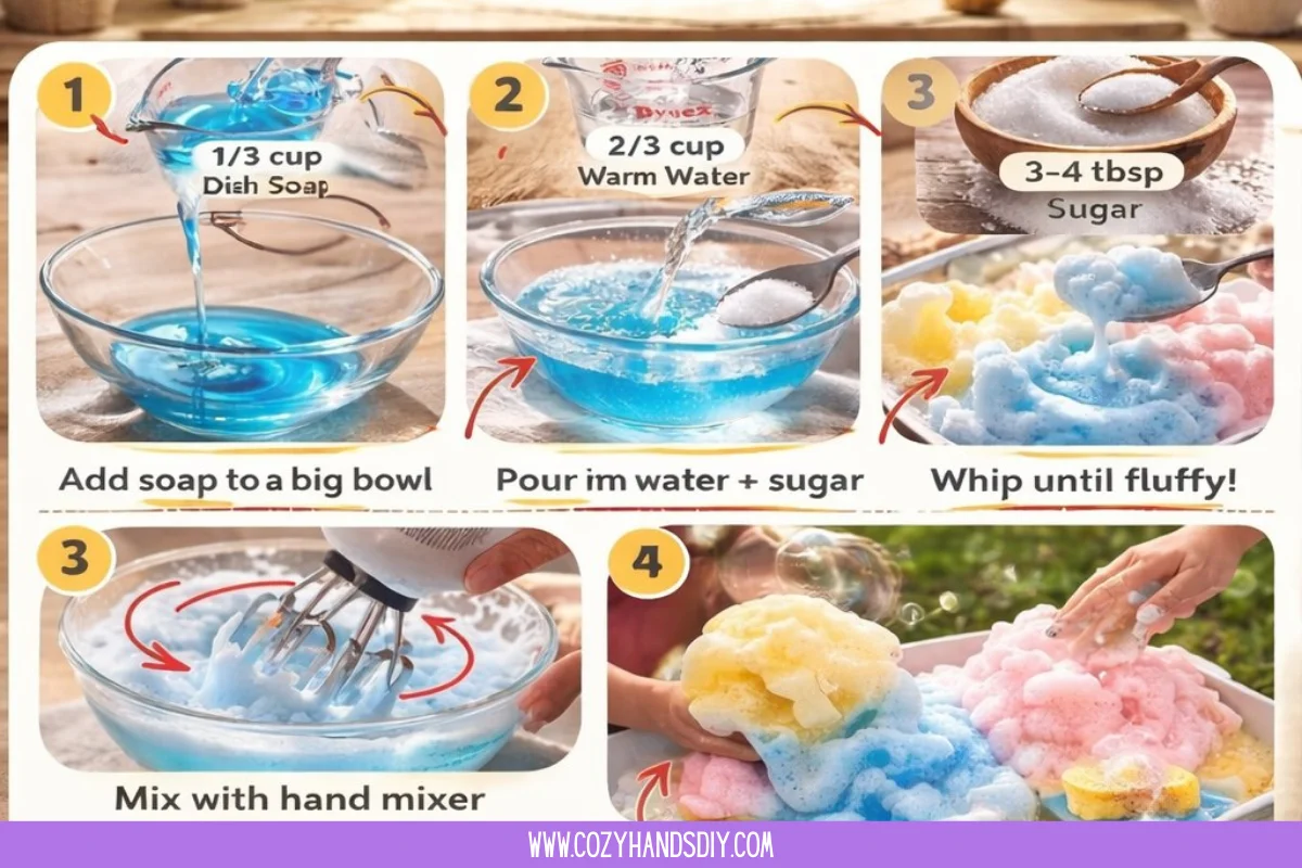 Fluffy Cloud Sensory Play