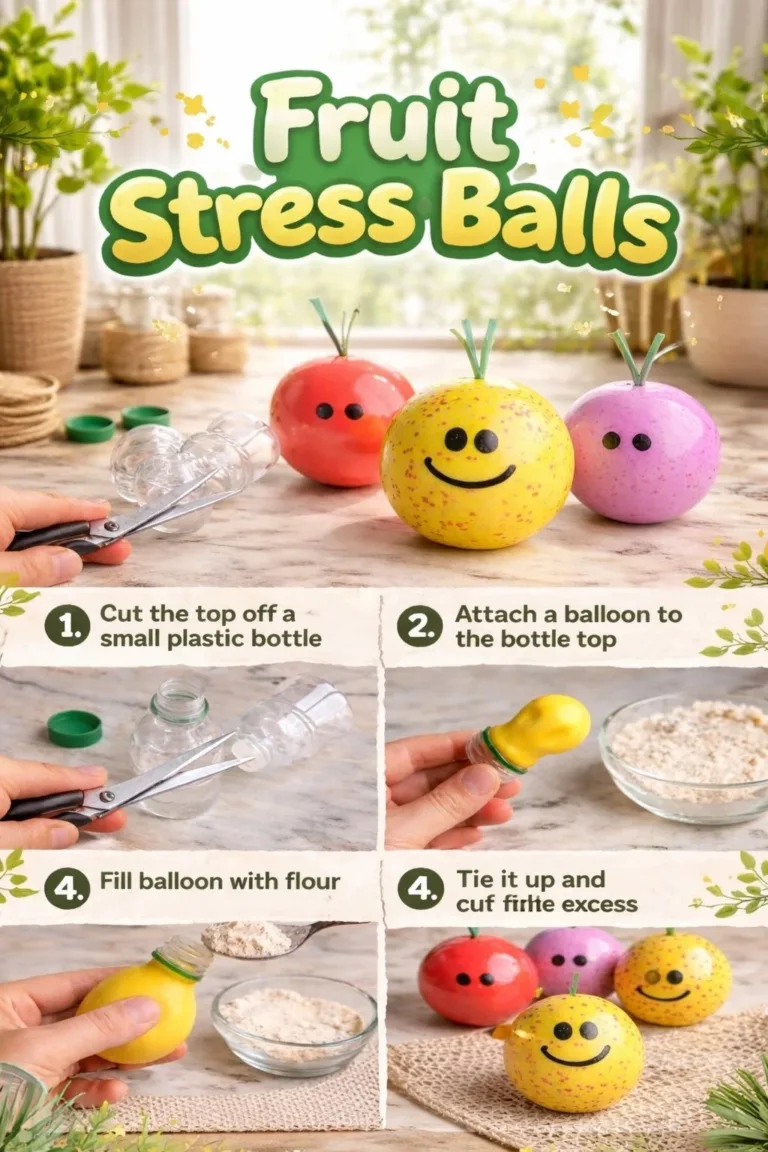 Home 24 Colorful fruit-shaped stress balls for stress relief and relaxation