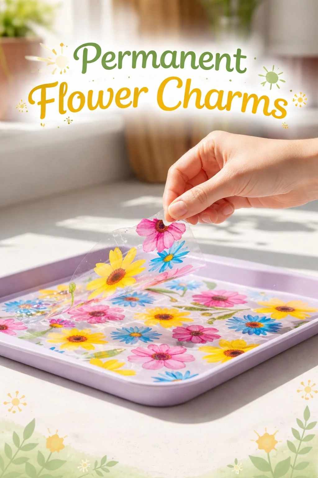 Permanent Flower Charms