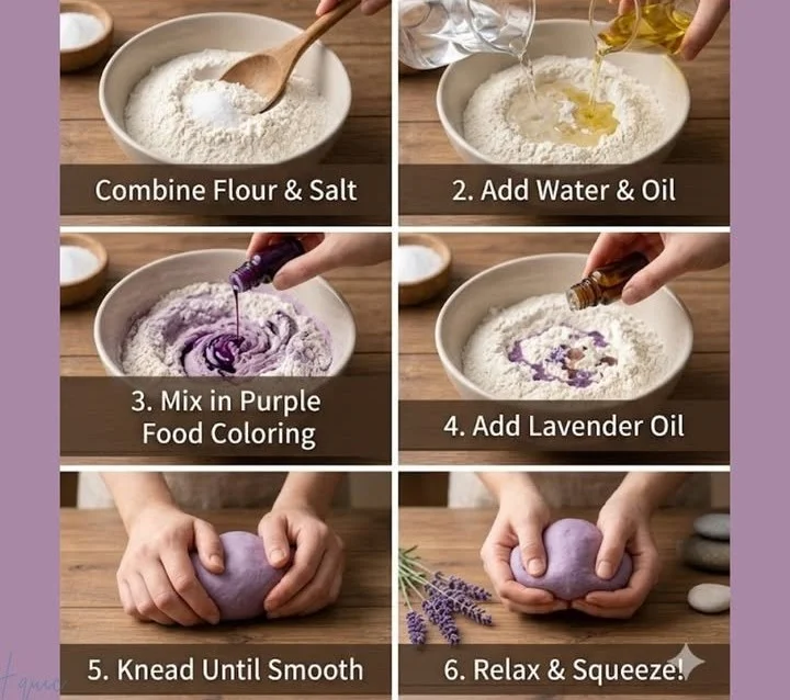 Purple Sensory Dough