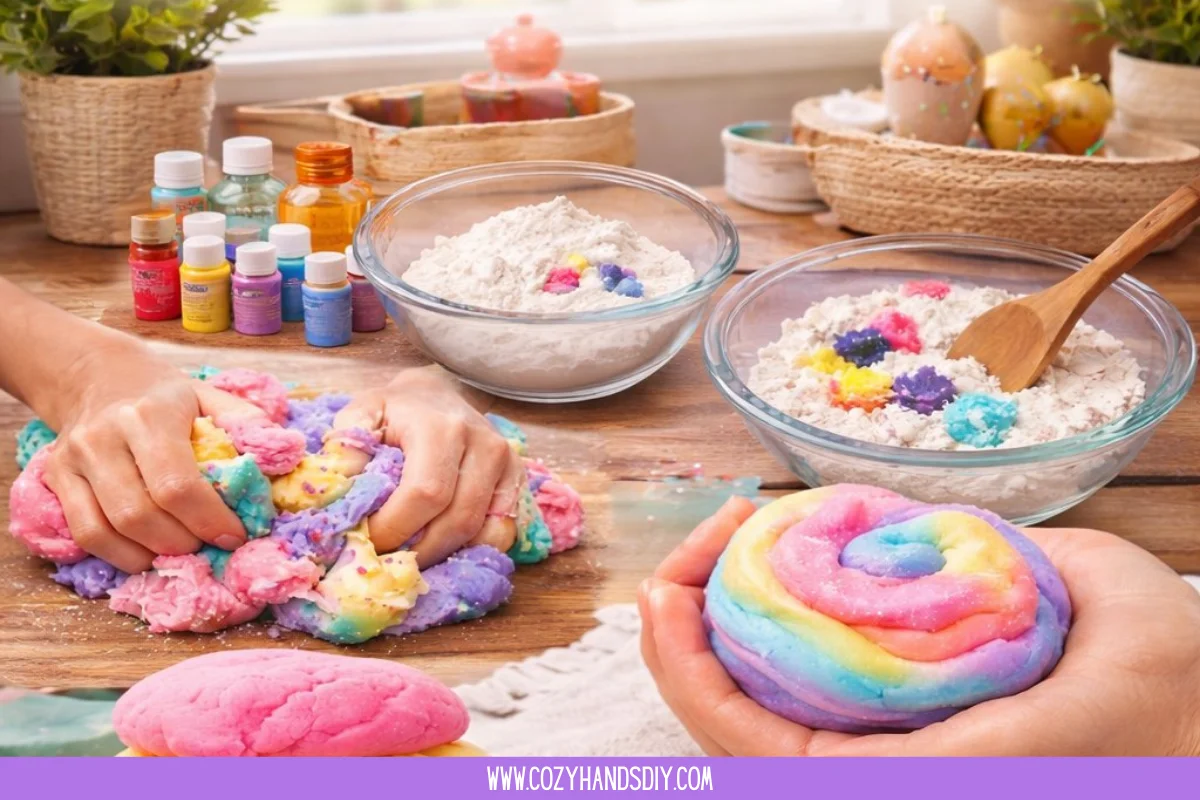 Rainbow Cloud Dough