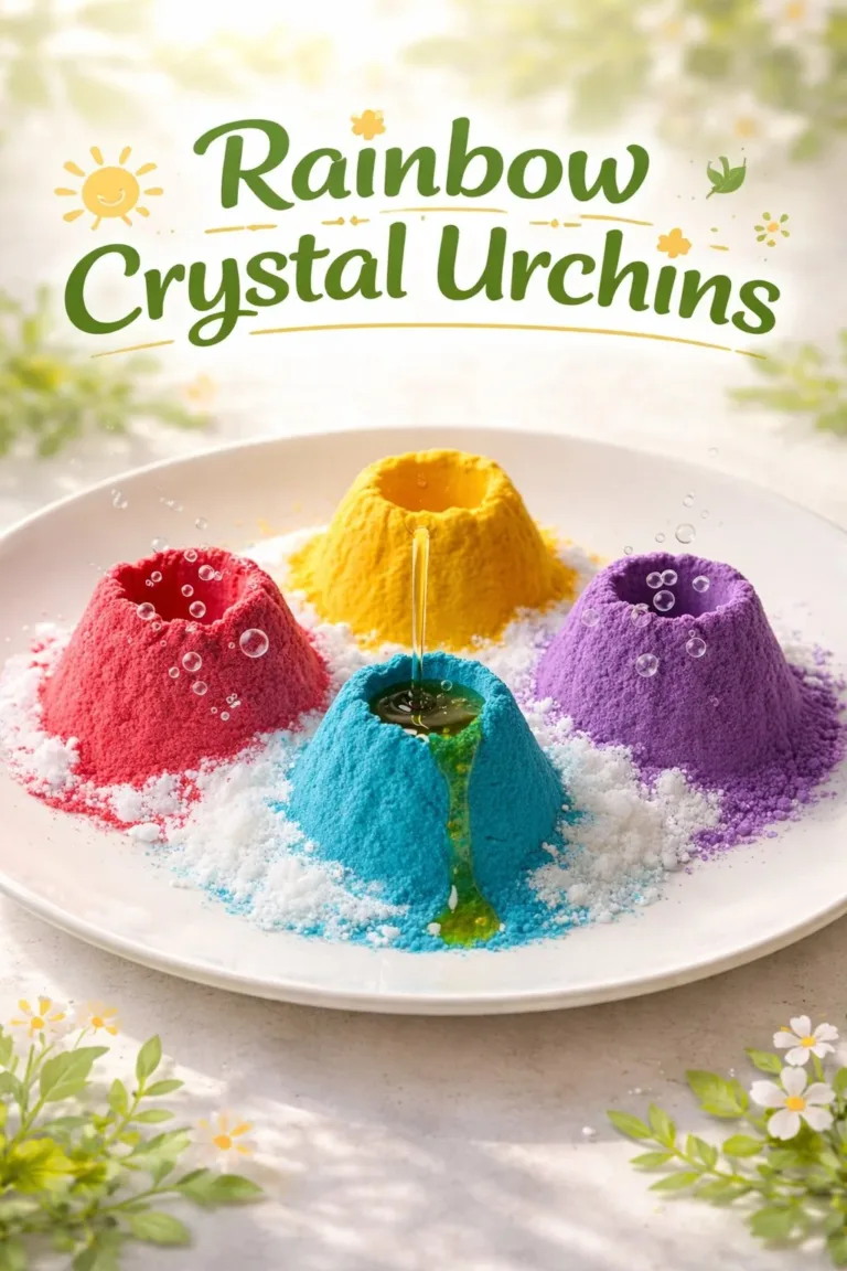 Colorful Rainbow Crystal Urchins for decorative use and gifts
