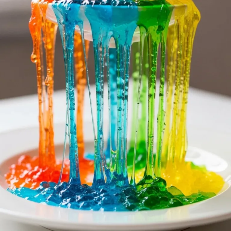 Rainbow Sugar Crystal eruption showcasing vibrant, colorful sugar crystals.
