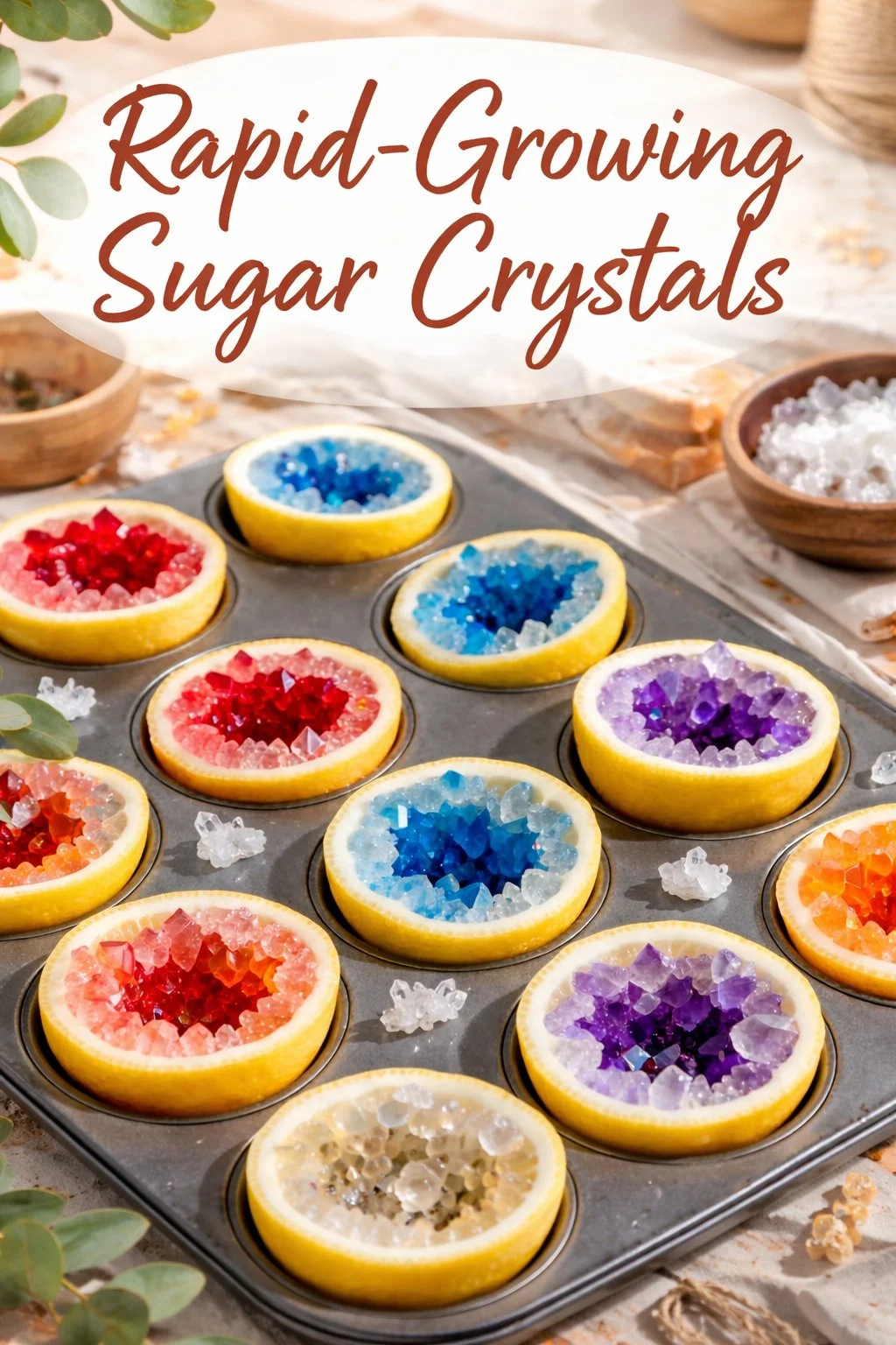 Rapid-Growing Sugar Crystals