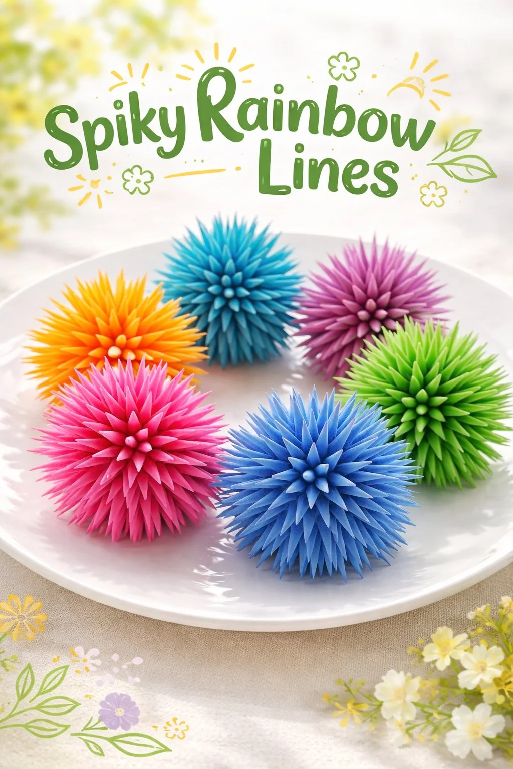 Spiky Rainbow Lines