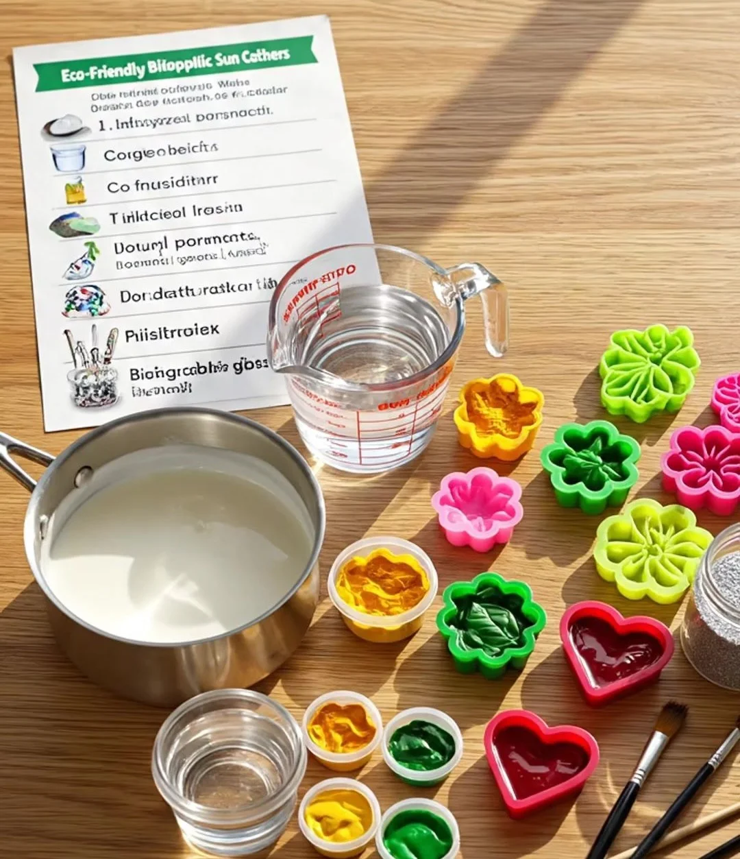 Vibrant Eco-Friendly Bioplastic Suncatchers 5 Vibrant Eco-Friendly Bioplastic Suncatchers