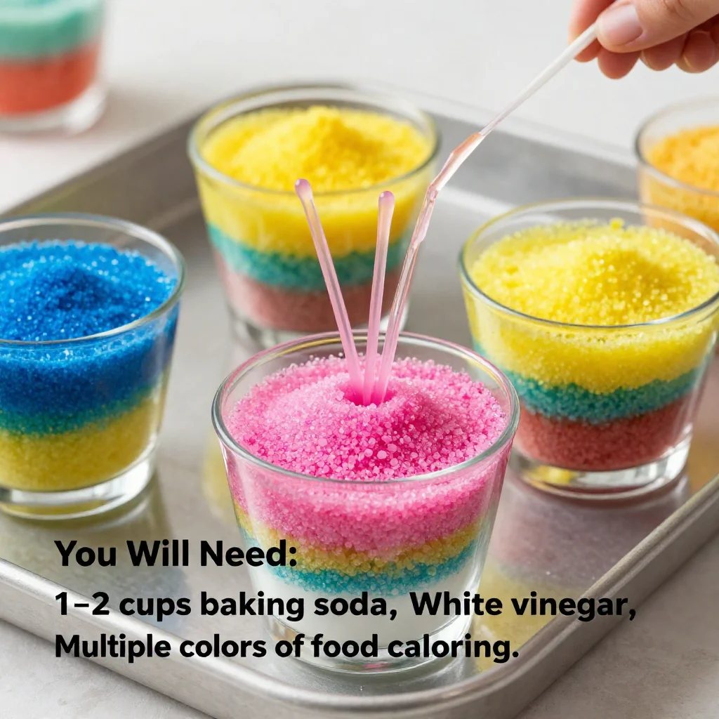 Baking Soda and Vinegar Reaction
