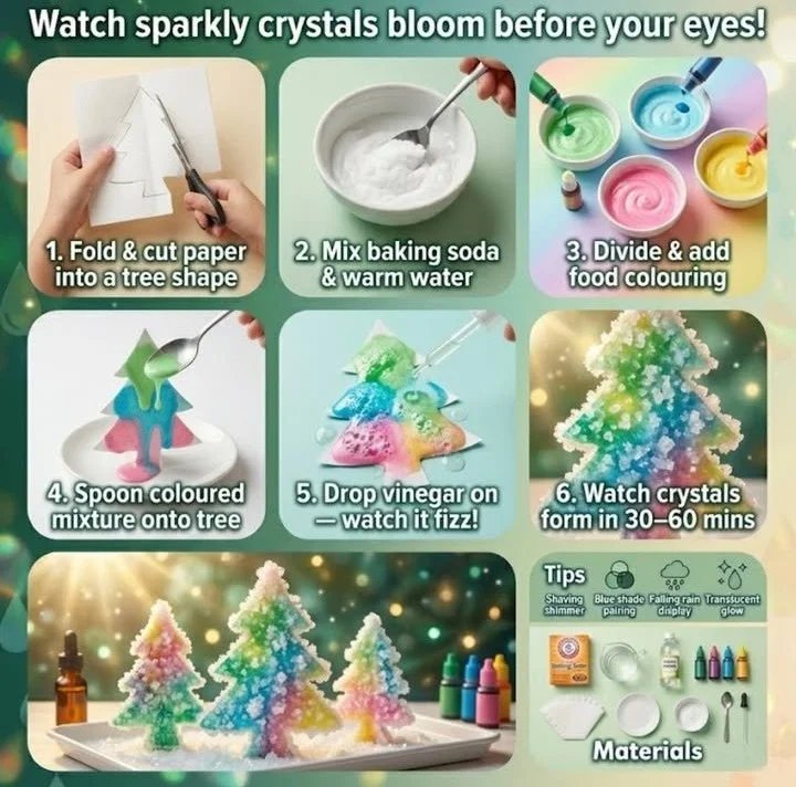 Baking Soda Growing Trees