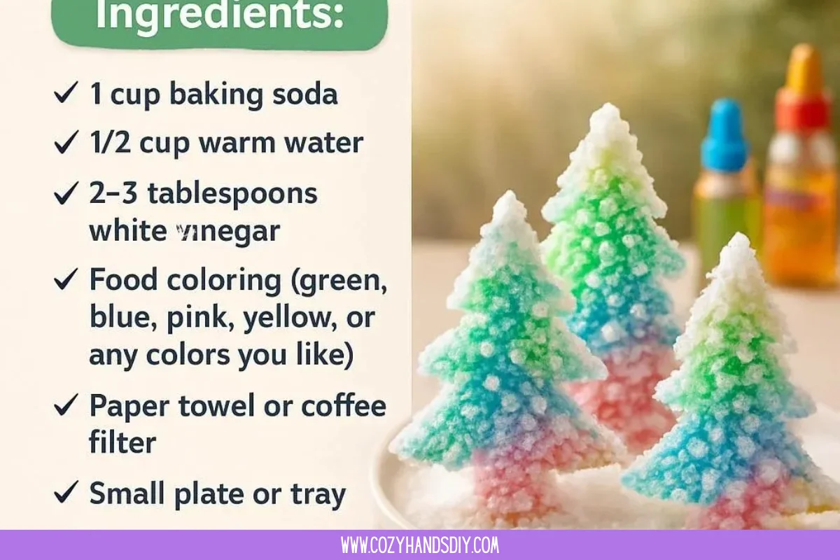 Baking Soda Growing Trees