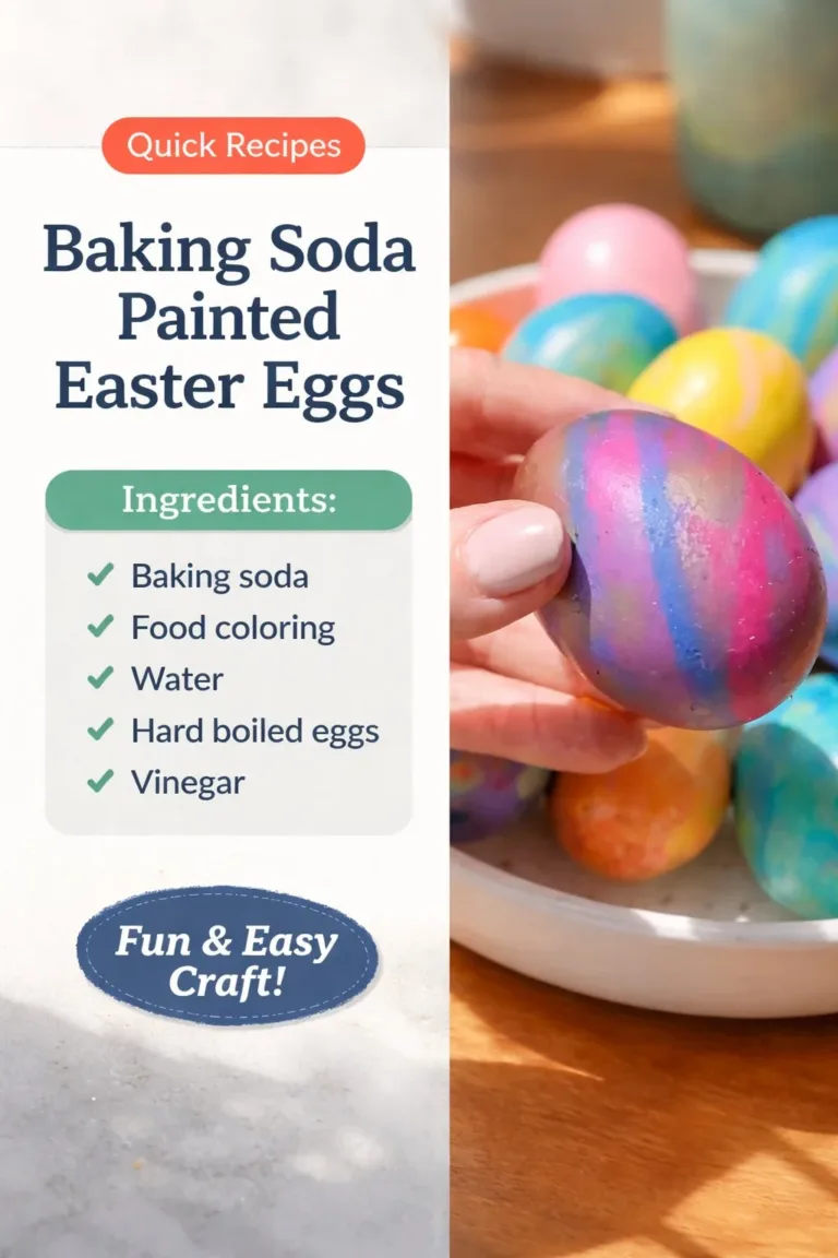 Vibrantly dyed Easter eggs using baking soda technique