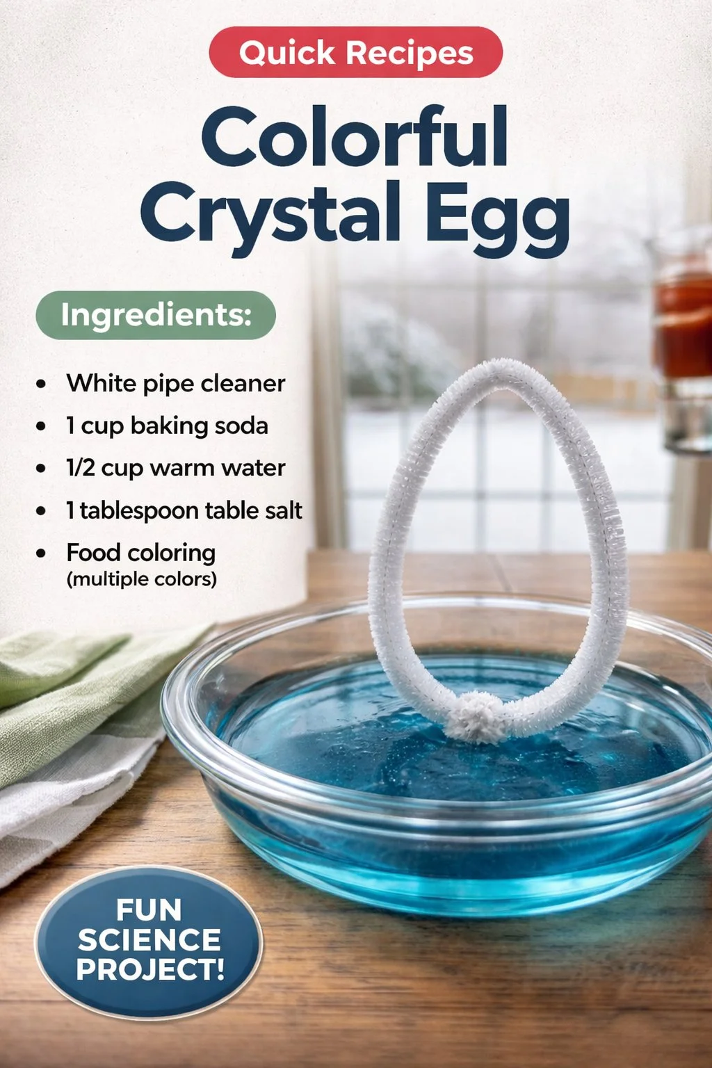 Colorful Crystal Egg