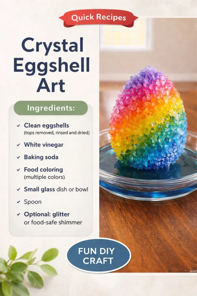 Crystal eggshell art showcasing intricate designs and vibrant colors