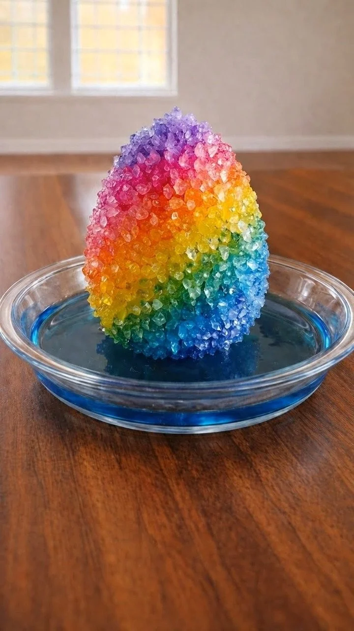 Crystal Eggshell Art