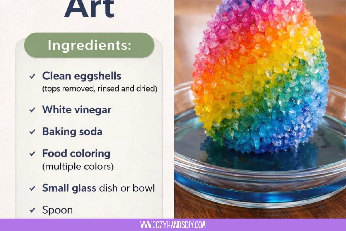 Crystal Eggshell Art