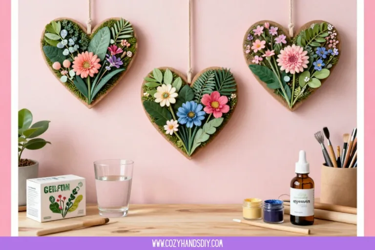 Eco-friendly plant art featuring vibrant greenery and sustainable materials.