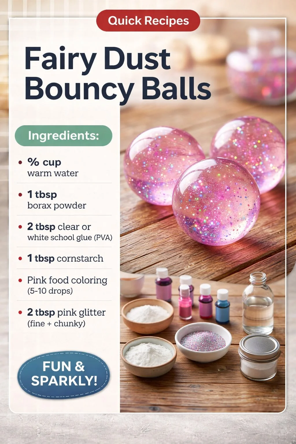 Fairy Dust Bouncy Balls