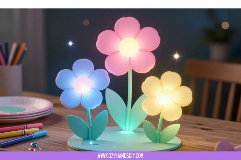 Glow-in-the-dark marshmallow treats arranged on a festive table