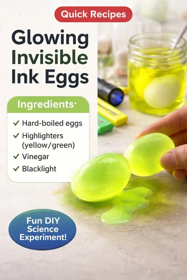Glowing invisible ink eggs for creative crafting and fun activities