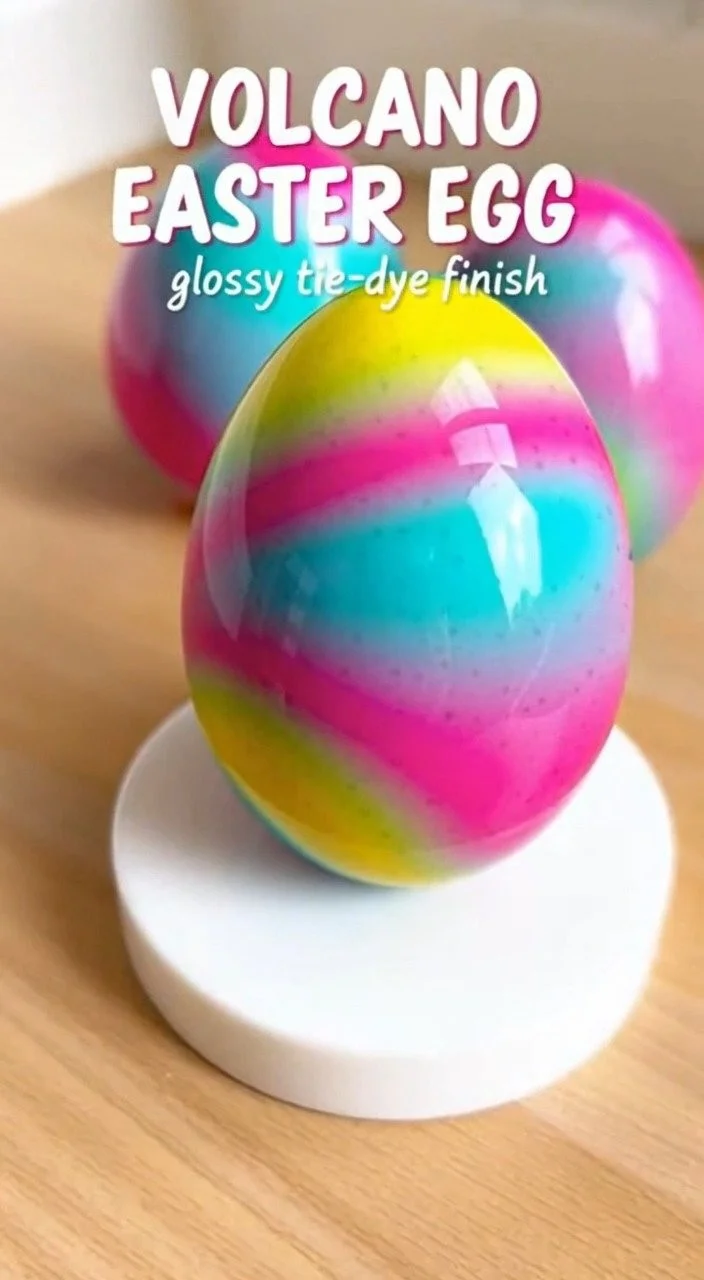 Rainbow Fizz Egg Art