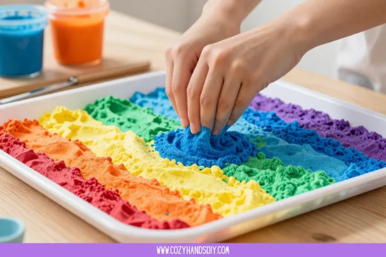 Colorful Rainbow Sand for crafts and artistic projects