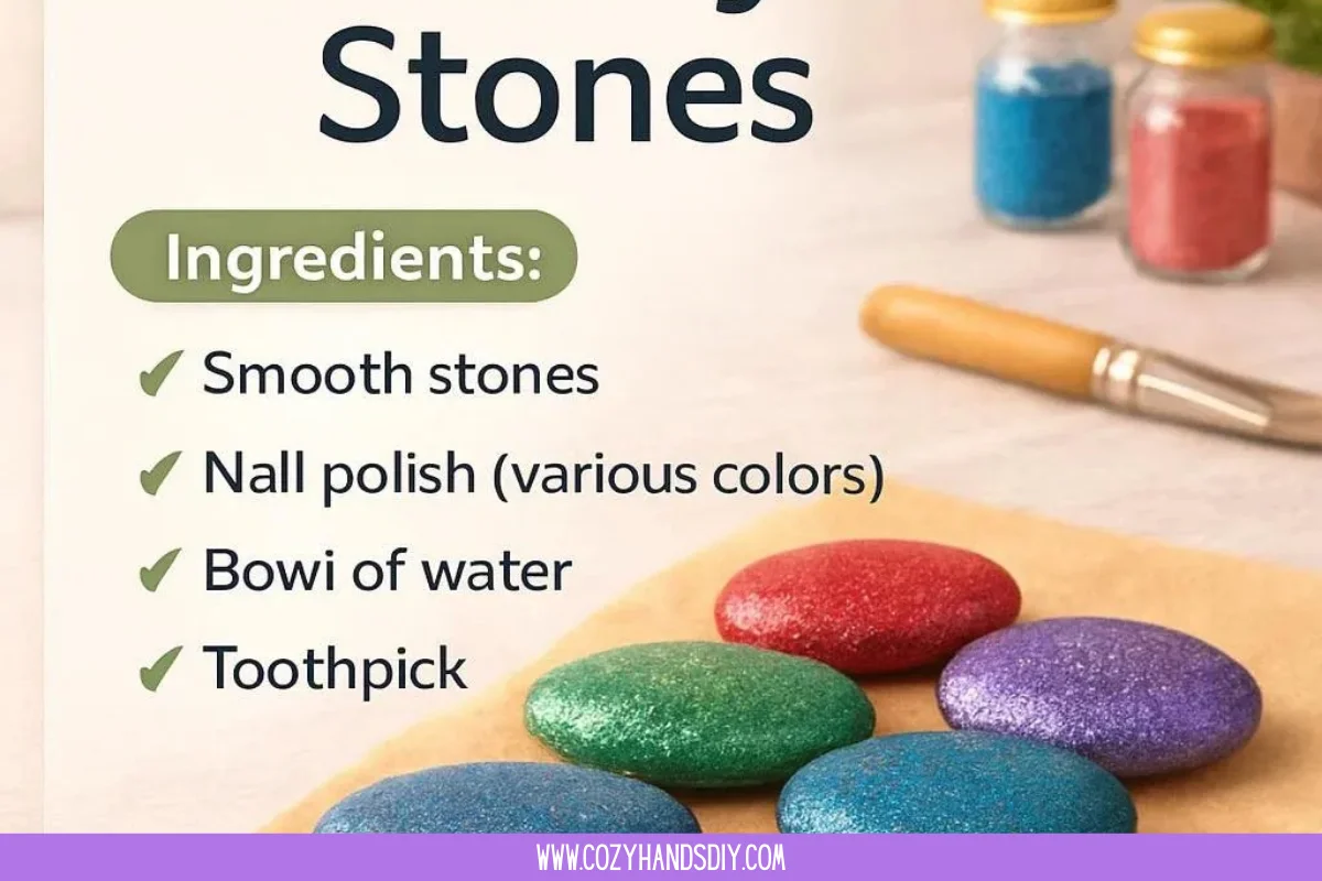 Sparkling Worry Stones