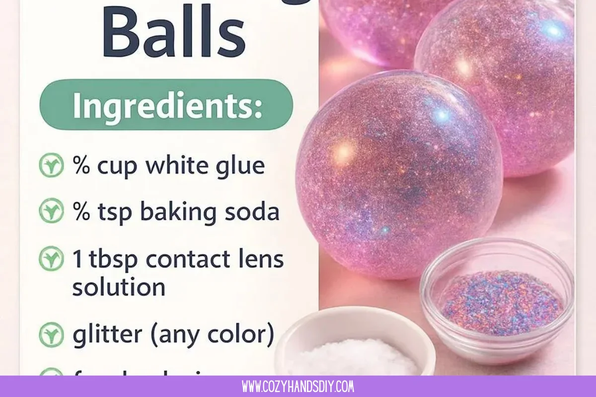 Sparkly Bouncing Balls