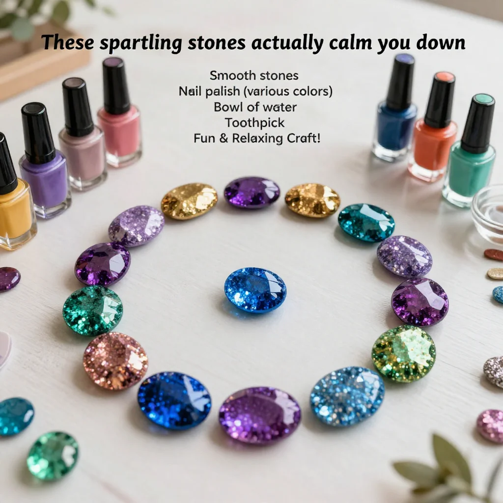 These sparkling stones actually calm you down ✨