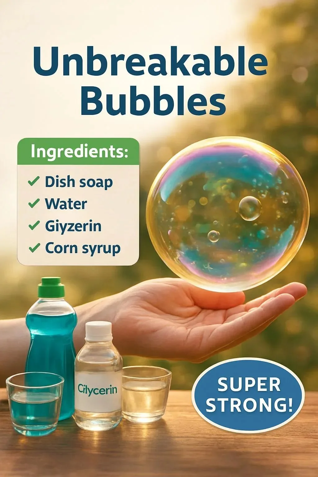 Unbreakable Bubbles