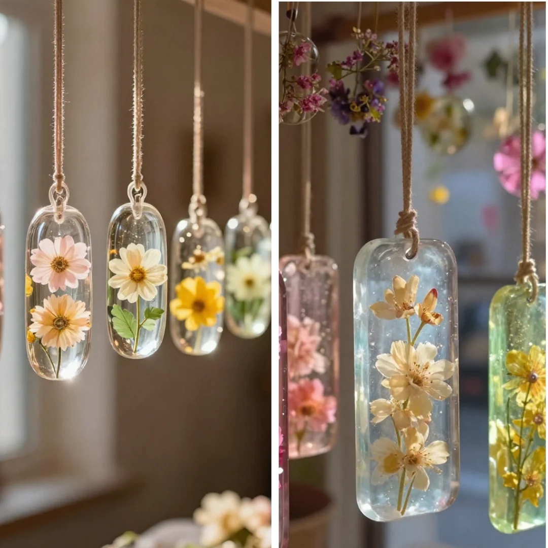 Bioplastic Suncatchers: A Natural, Colorful Craft—Cozy