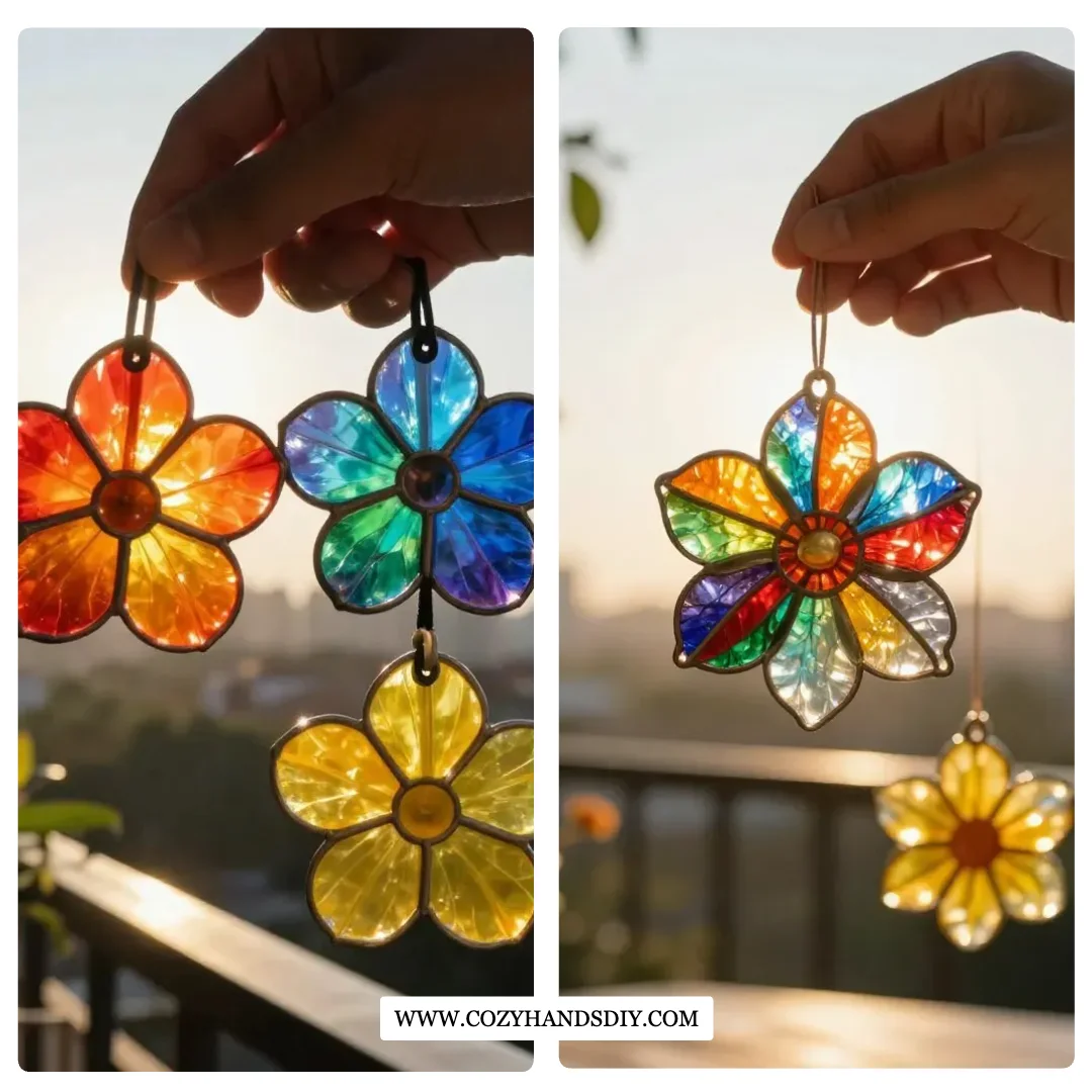 Broken crayons turned into glowing rainbow flowers 6 Broken crayons turned into glowing rainbow flowers 🖍️☀️ This is the prettiest way to recycle old art supplies.