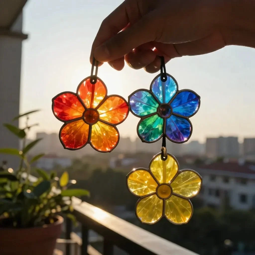 Broken crayons turned into glowing rainbow flowers 7 Broken crayons turned into glowing rainbow flowers 🖍️☀️ This is the prettiest way to recycle old art supplies.