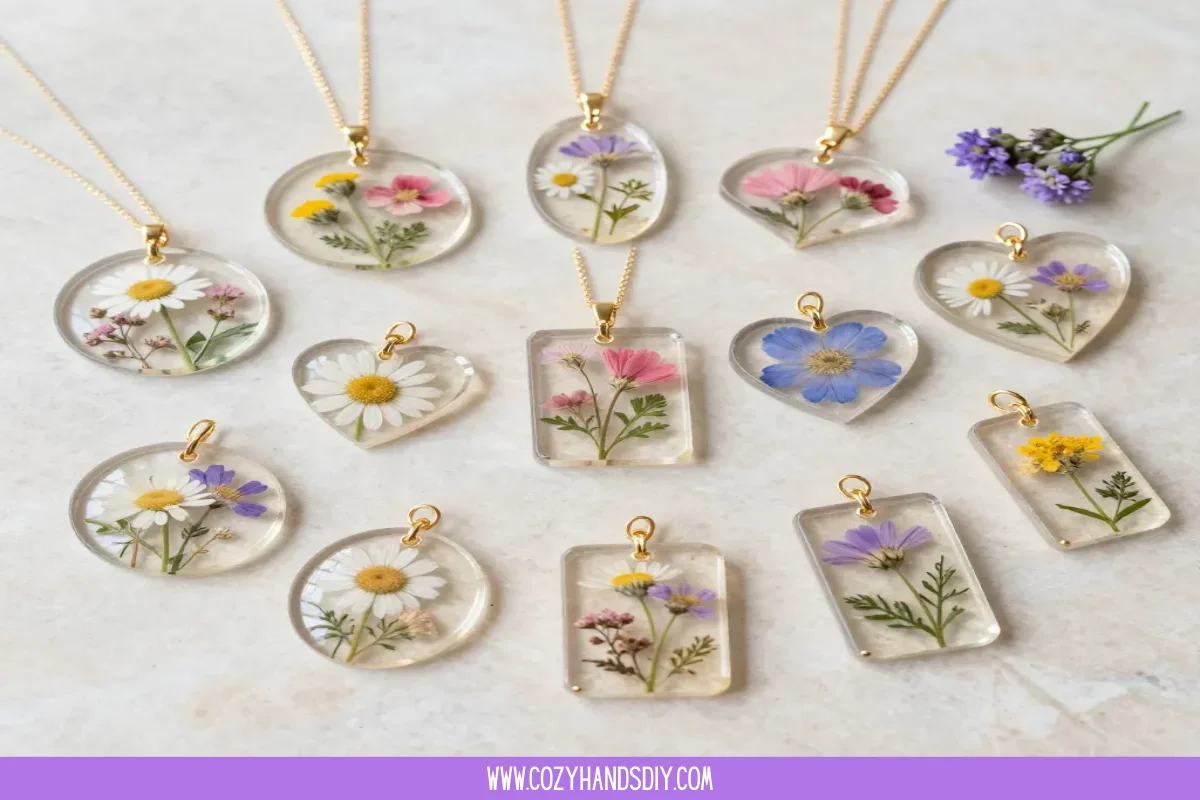 Clear Glue Floral Ornaments Becomes Cozy