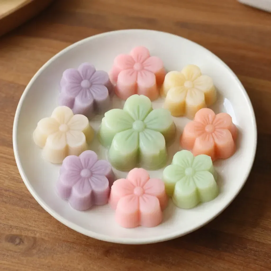 Clear Glue Flower Ornaments