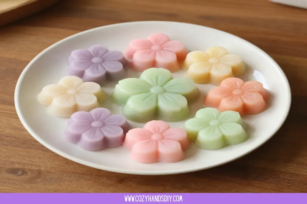 Clear Glue Flower Ornaments Become Cozy