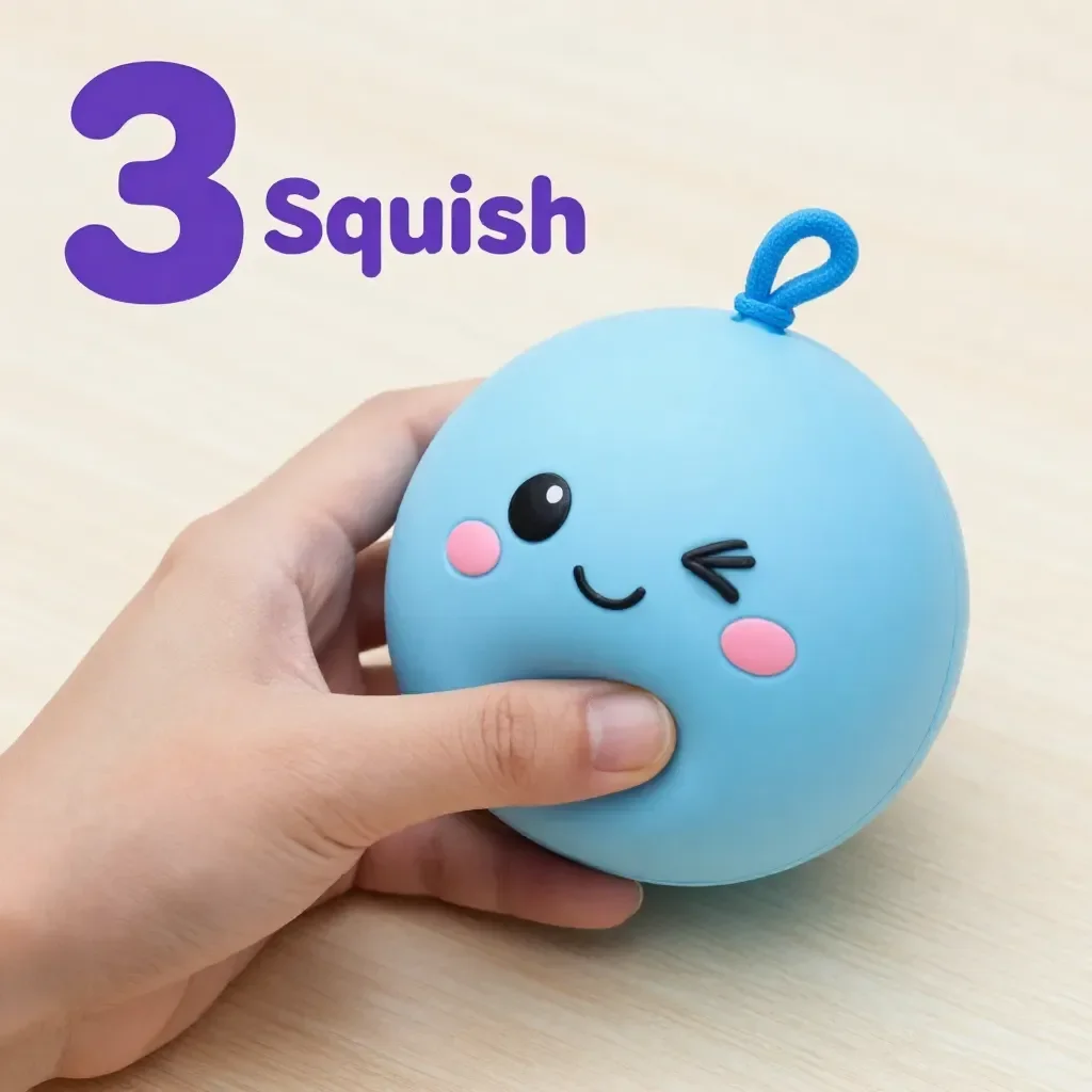 Cotton Ball Balloon Squishies
