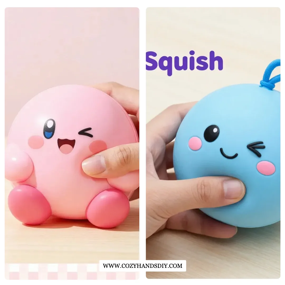 Cotton Ball Balloon Squishies