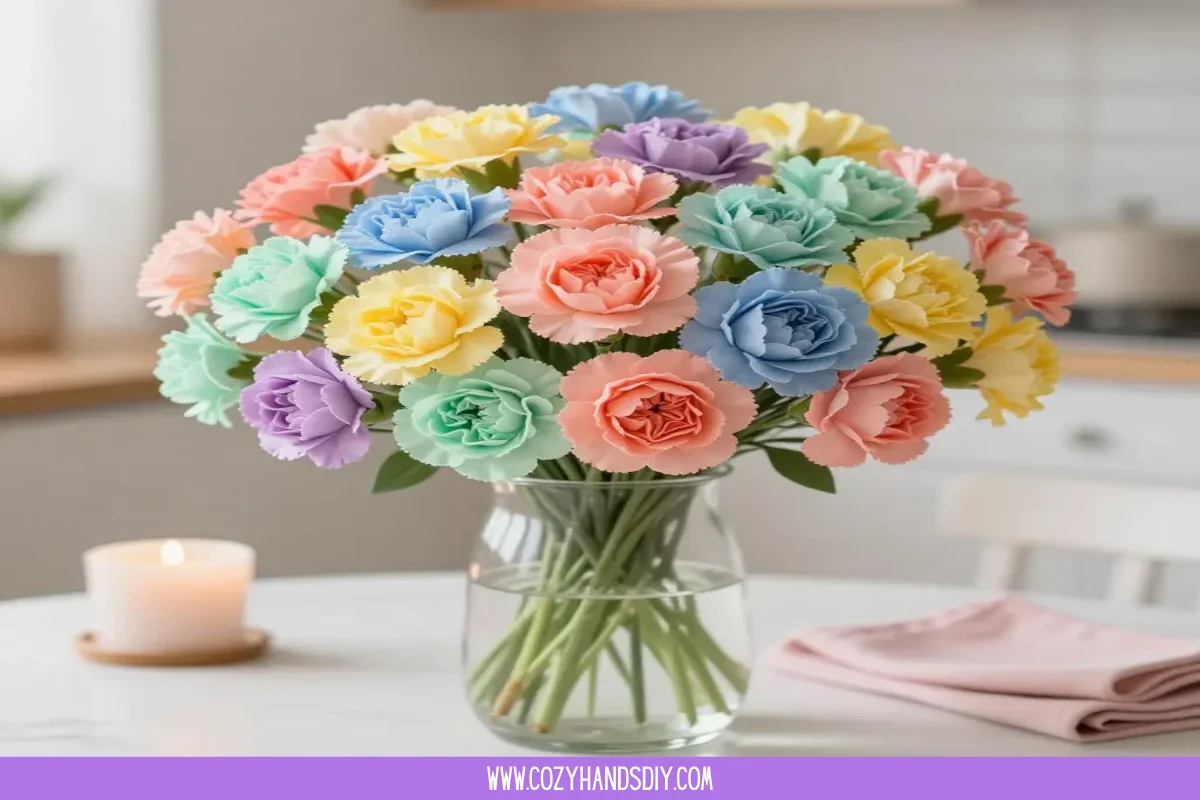 Cozy Rainbow Crystal Roses Into Serenity