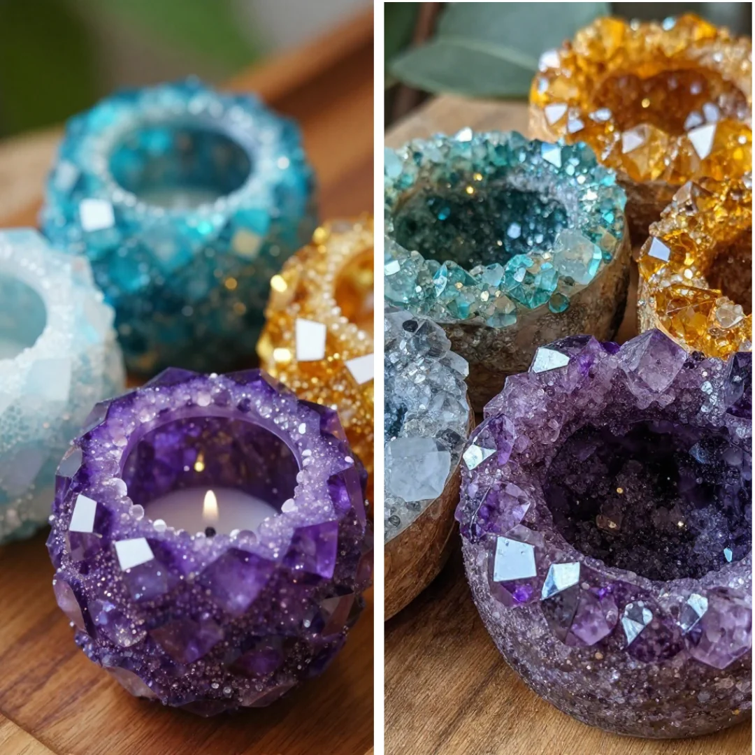 Crystal Geode Eggs Become Cozy