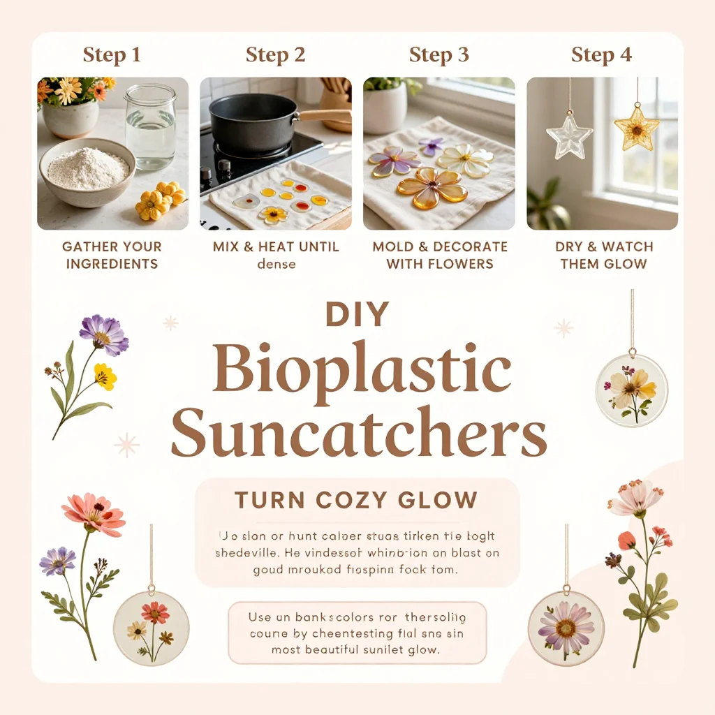 DIY Bioplastic Suncatchers