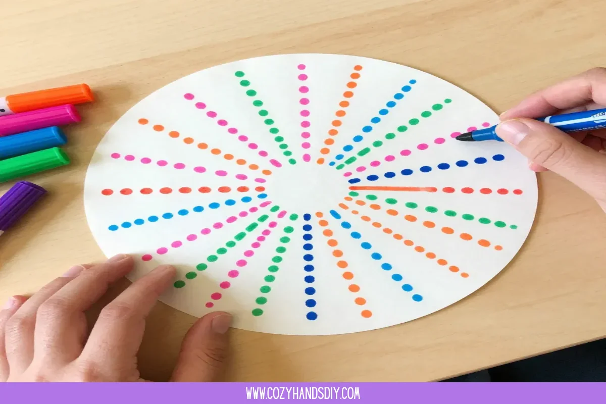 DIY Coffee-Filter Tie-Dye Calming Blooms