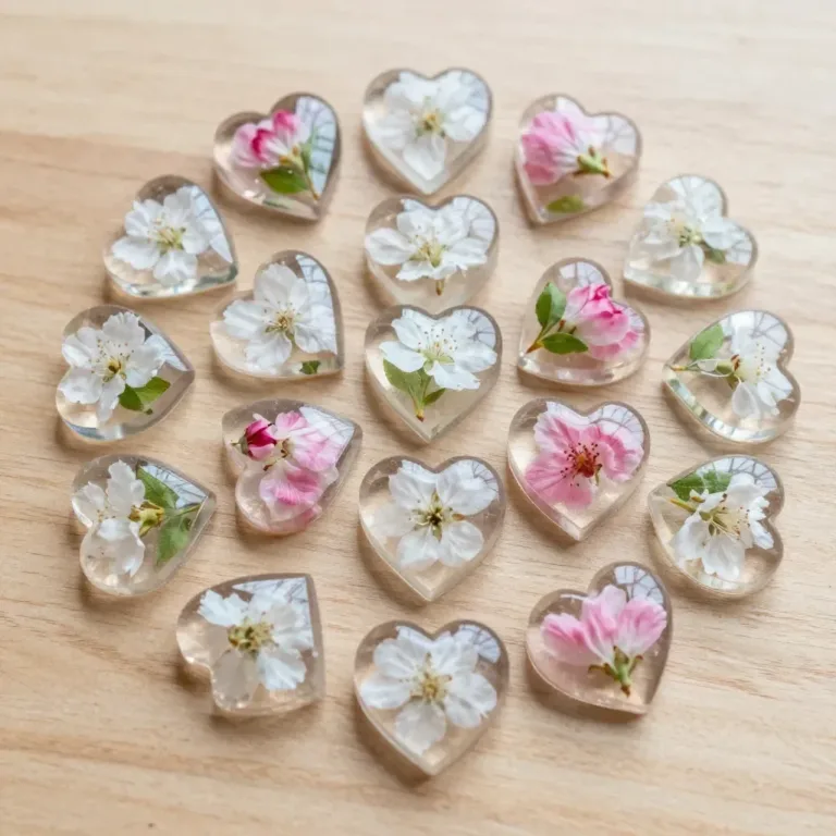 DIY cornstarch glass floral arrangement for a cozy home decor