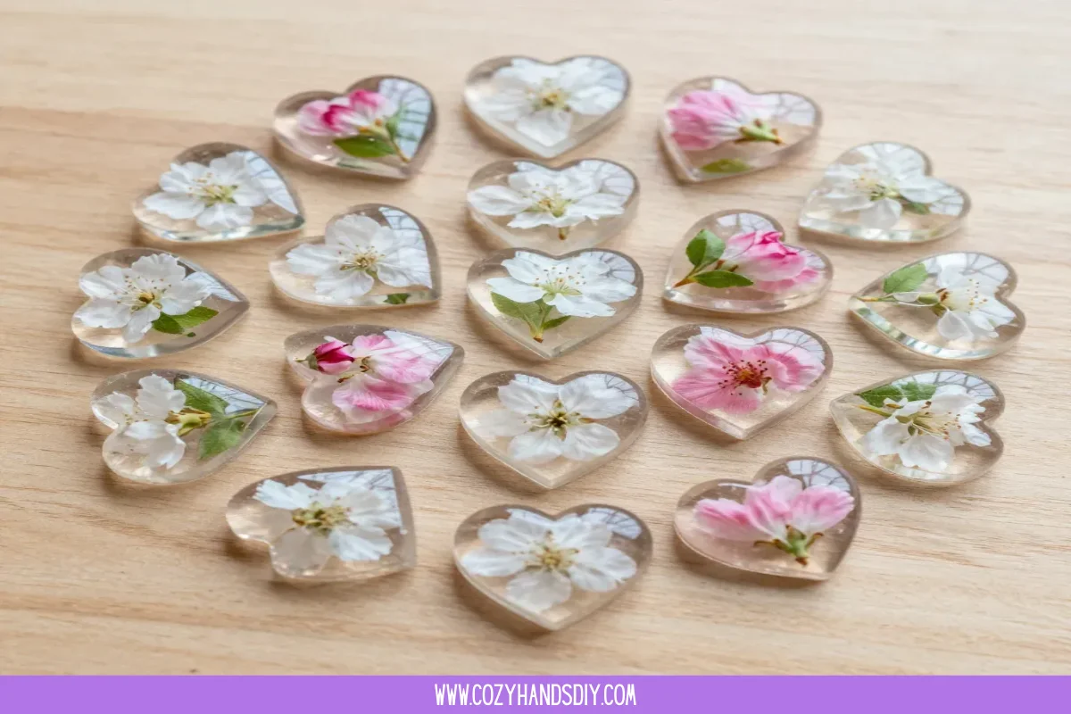 DIY Cornstarch Glass Floral Becomes Cozy