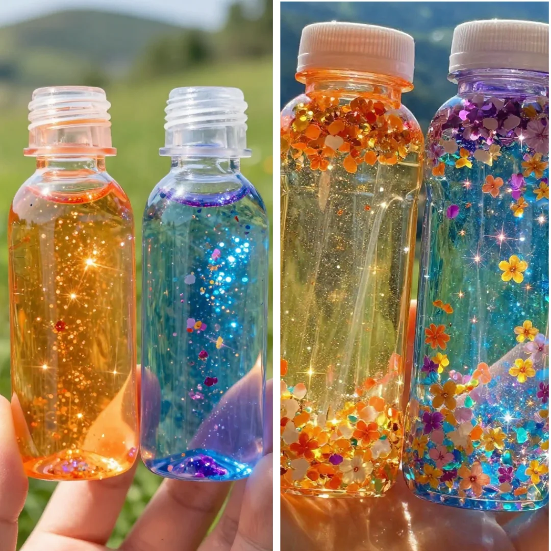 DIY Dual Sensory Bottles Become Calming