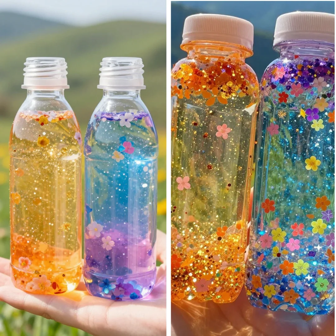 DIY Dual Sensory Bottles Becomes Calm