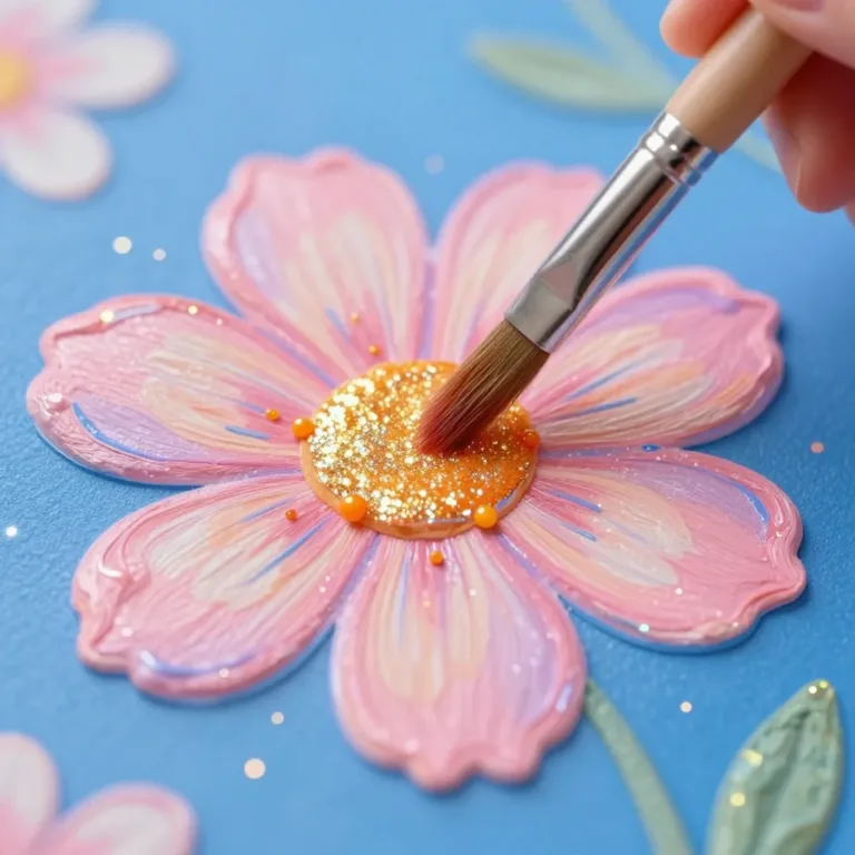DIY flowers salt painting activity for kids using vibrant colors and fun techniques.