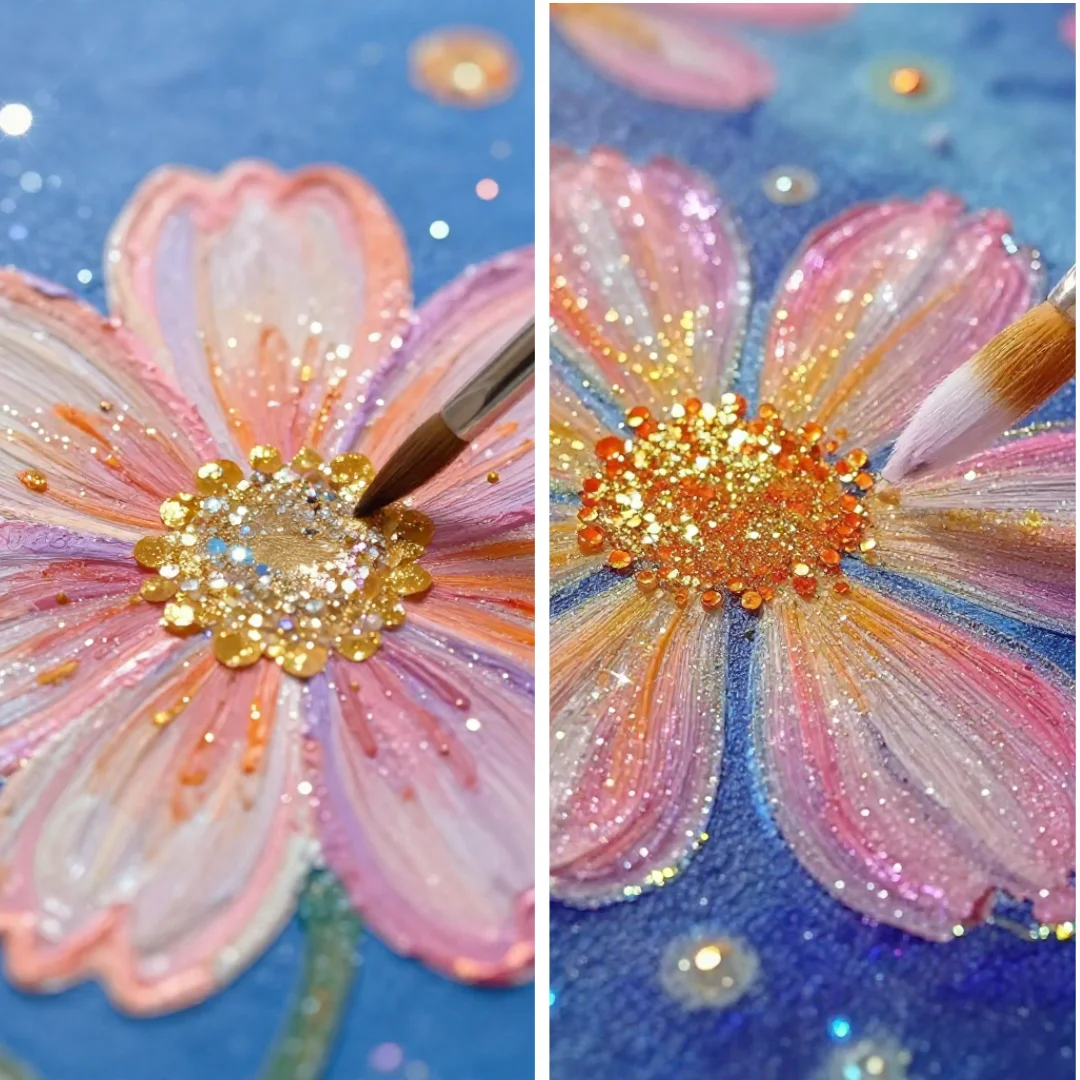 DIY Flowers Salt Painting For Kids-Cozy