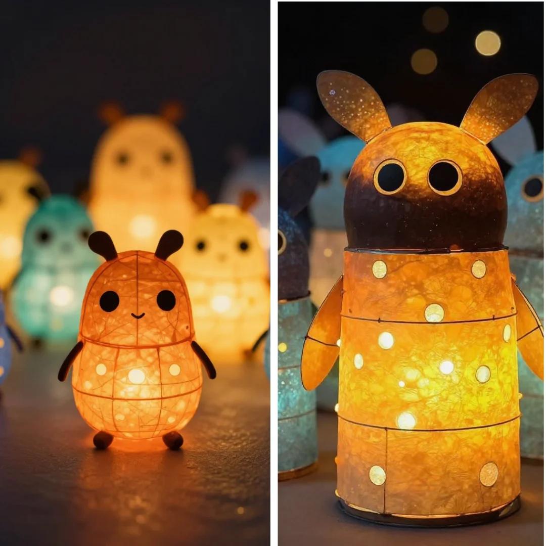 DIY Paper Roll Fireflies Become Cozy