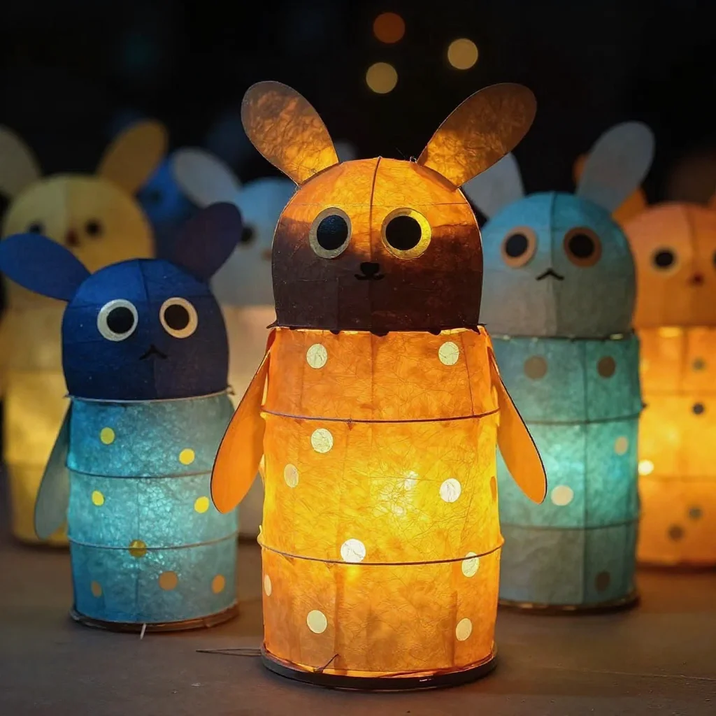 DIY Paper Roll Fireflies
